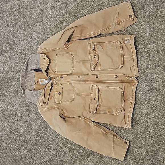 Carhartt Women's Weathered Duck Wesley Coat Size Small - Picture 1 of 10